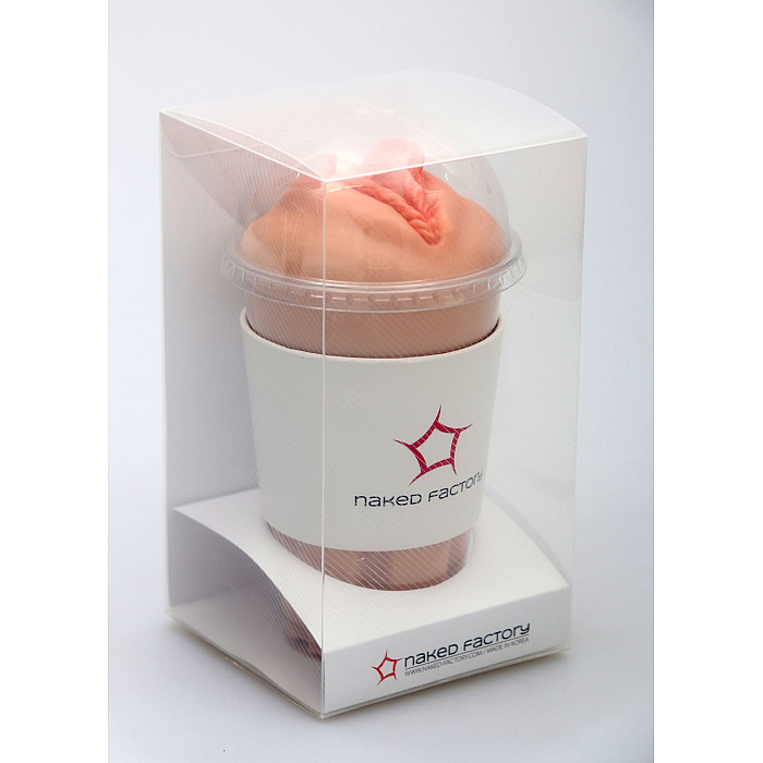 Мастурбатор-вагіна Naked Factory Cup Sleeve V–4, наскрізний