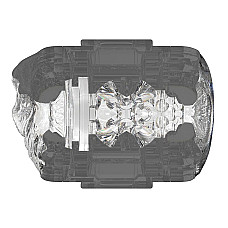 Двусторонний мастурбатор Fleshlight Quickshot Stoya, компактный, сквозной, со слепка вульвы и ануса