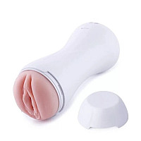 Мастурбатор с вибрацией Hismith Masturbation Cup, 10 режимов, совместим с секс-машинами бренда