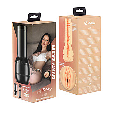 Мастурбатор Kiiroo Feel Dainty Wilder PBC, совместим с PowerBlow, Control и Keon, копия вагины порнозвезды