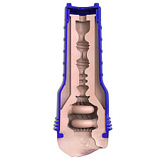 Мастурбатор-вагина Fleshlight Boost Bang Light Medium Flesh, плавающие кольца Turbo Tech
