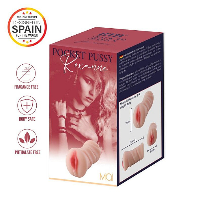 Мастурбатор-вагина MAI Pocket Pussy Roxanne Flesh