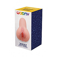 Мастурбатор-вагина Wooomy Jeeez Masturbator Vagina, мягкие открытые губы, 11,6х5,4 см