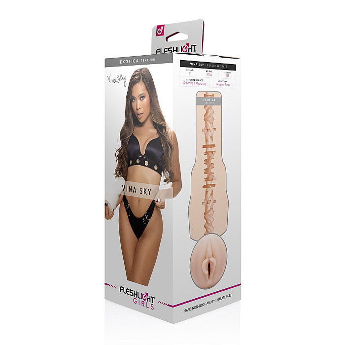 Мастурбатор Fleshlight Girls: Vina Sky — Exotica, со слепка вагины, очень нежный