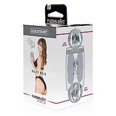 Мастурбатор Fleshlight Quickshot Riley Reid, компактный, со слепка вульвы и ануса