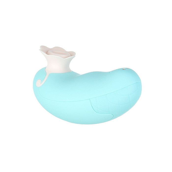 Роскошный вакуумный клиторальный стимулятор Pillow Talk - Dreamy Teal с кристаллом Swarovski
