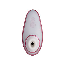 Вакуумный клиторальный стимулятор Womanizer Liberty Pink, магнитная крышка, 2 насадки