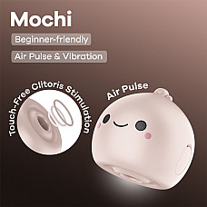 Вакуумний кліторальний стимулятор Satisfyer Mochi Beige
