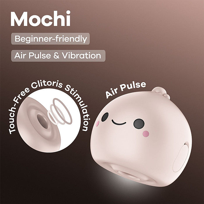 Вакуумный клиторальный стимулятор Satisfyer Mochi Beige