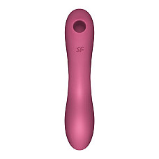 Вакуумный стимулятор с вибрацией Satisfyer Curvy Trinity 3 Red