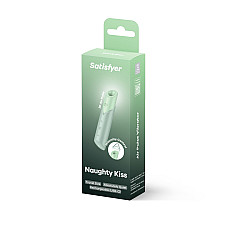 Вакуумний стимулятор Satisfyer Naughty Kiss, магнітна технологія 3D Air Pulse, 30 режимів роботи