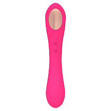 Вібратор та вакуумний кліторальний стимулятор 2-в-1 Alive Quiver Magenta Pink оновлена ​​модель
