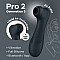 Вакуумний кліторальний стимулятор Satisfyer Pro 2 Generation 3 with Liquid Air Connect App Dark Grey