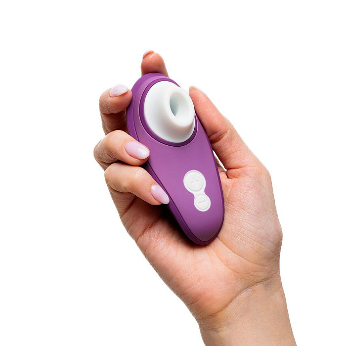 Вакуумный клиторальный стимулятор Womanizer Liberty 2 Purple, 8 режимов, магнитная крышечка