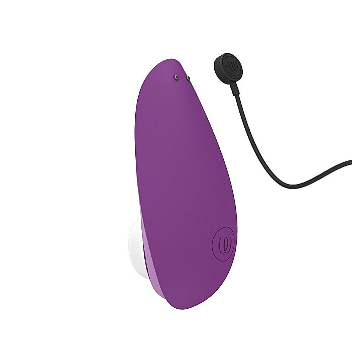 Вакуумный клиторальный стимулятор Womanizer Liberty 2 Purple, 8 режимов, магнитная крышечка