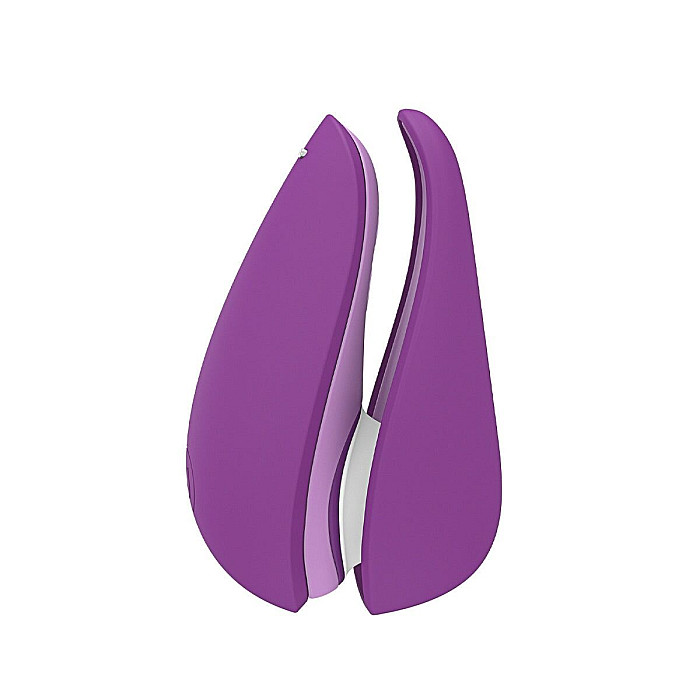 Вакуумный клиторальный стимулятор Womanizer Liberty 2 Purple, 8 режимов, магнитная крышечка