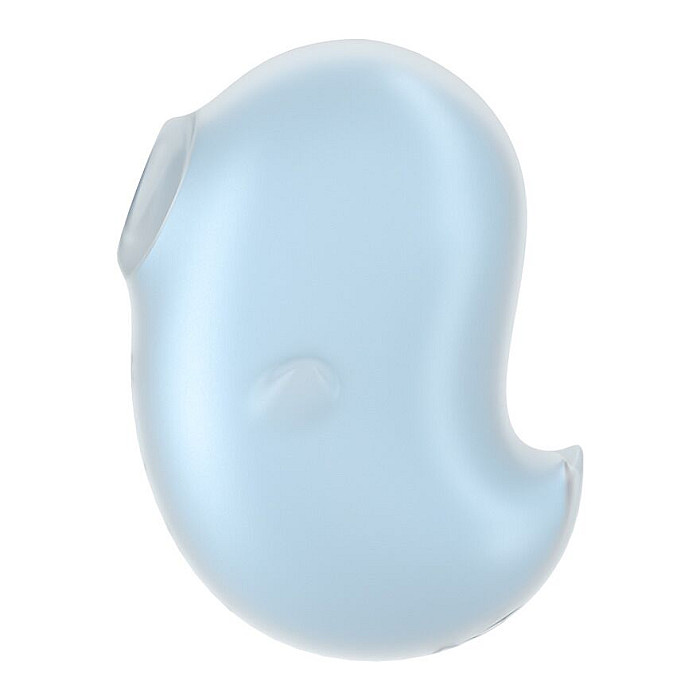 Вакуумний кліторальний стимулятор із вібрацією Satisfyer Cutie Ghost Blue