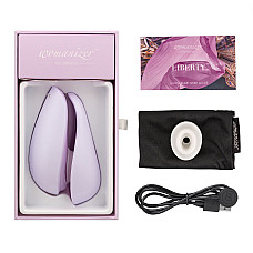 Вакуумный клиторальный стимулятор Womanizer Liberty Lilac, магнитная крышка, 2 насадки