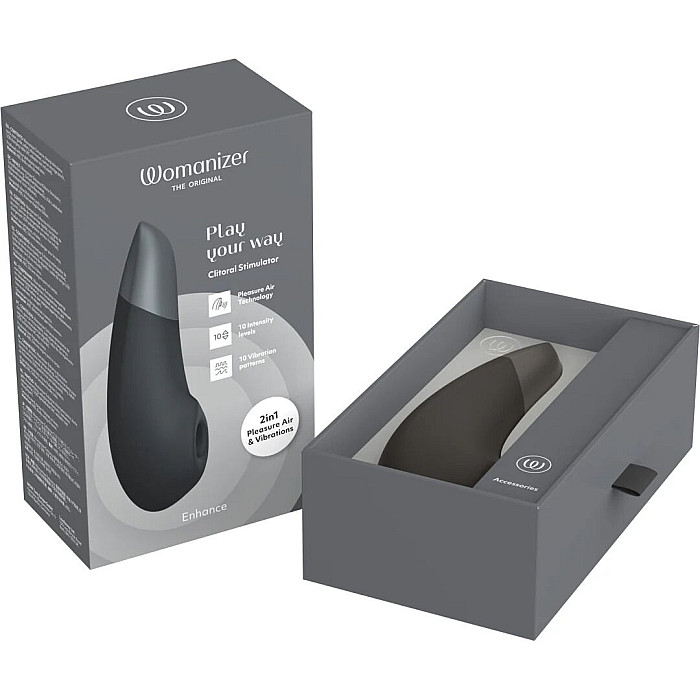Вакуумный клиторальный стимулятор Womanizer Enhance Black