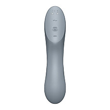 Вакуумный стимулятор с вибрацией Satisfyer Curvy Trinity 3 BlueGrey