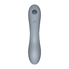 Вакуумный стимулятор с вибрацией Satisfyer Curvy Trinity 3 BlueGrey