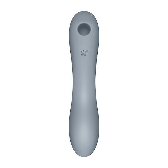 Вакуумний стимулятор з вібрацією Satisfyer Curvy Trinity 3 BlueGrey