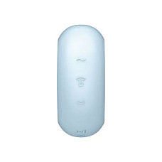 Вакуумный стимулятор с вибрацией Satisfyer Pro To Go 3 Blue