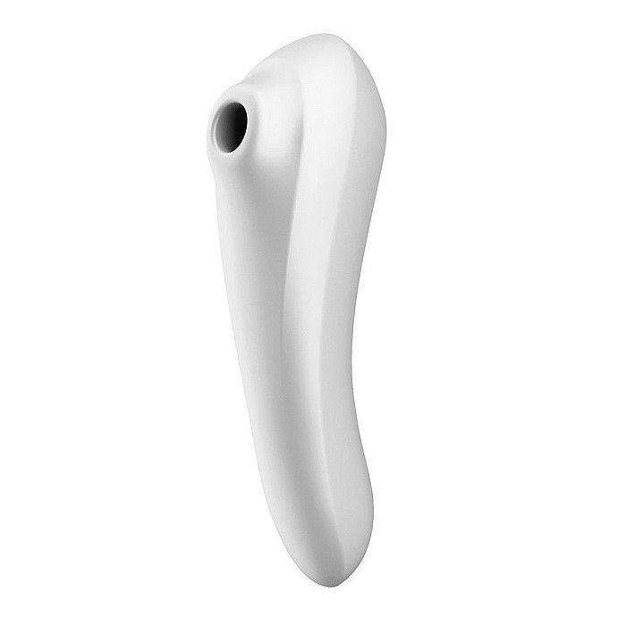 Смарт-вибратор и вакуумный стимулятор 2в1 Satisfyer Dual Pleasure White