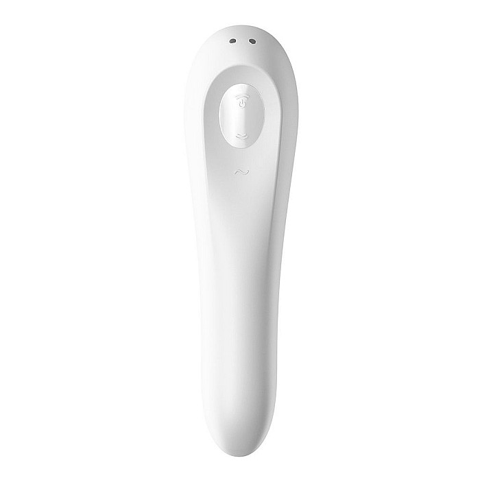 Смарт-вибратор и вакуумный стимулятор 2в1 Satisfyer Dual Pleasure White