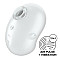 Вакуумный клиторальный стимулятор с вибрацией Satisfyer Cutie Ghost White
