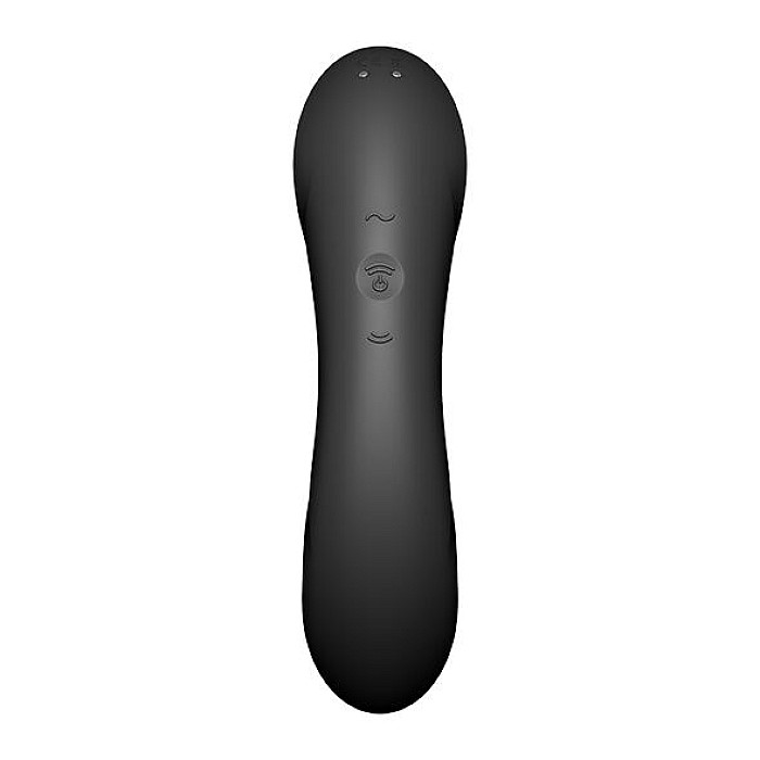 Вакуумний стимулятор з вібрацією Satisfyer Curvy Trinity 4 Black