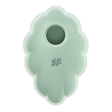 Вакуумний стимулятор з вібрацією Satisfyer Cloud Dancer Mint