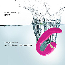 Пульсатор із вакуумною стимуляцією клітора Adrien Lastic My G (Pink)