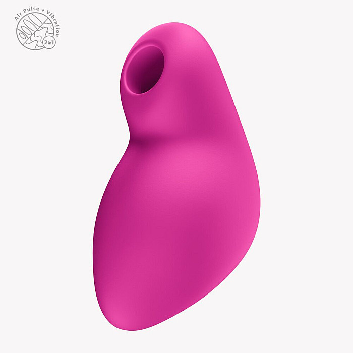 Вакуумний стимулятор Fun Factory Allure Magenta, 12 режимів вібрації, 11 рівнів вакууму, перезаряджуваний