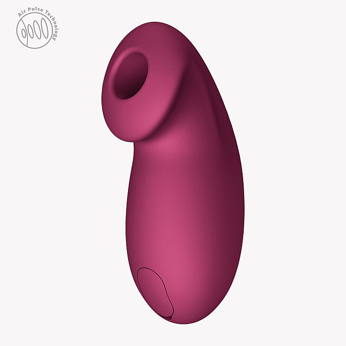 Вакуумний стимулятор Fun Factory Desire Wine Red, 11 режимів роботи, перезаряджуваний