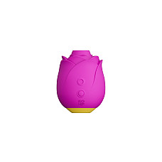 Шикарный вакуумный клиторальный стимулятор Romp Rose Pink, в виде розы