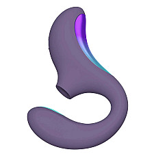 Клиторально-вагинальный звуковой стимулятор LELO Enigma Double Sonic Cyber Purple