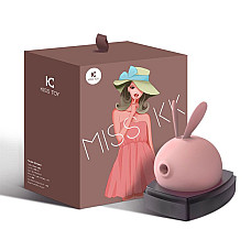 Вакуумный клиторальный стимулятор с вибрацией KISTOY Miss KK Pink