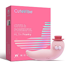 Вакуумный вибратор KISSTOY Franky Pink