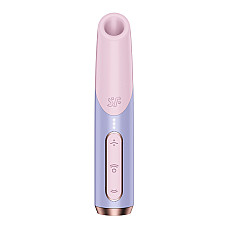 Вакуумний стимулятор Satisfyer Bold Kiss Violet, магнітна технологія 3D Air Pulse, 30 режимів роботи