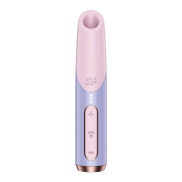 Вакуумный стимулятор Satisfyer Bold Kiss Violet, магнитная технология 3D Air Pulse, 30 режимов работы