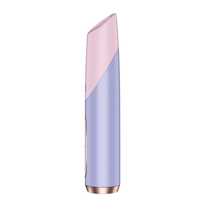 Вакуумный стимулятор Satisfyer Bold Kiss Violet, магнитная технология 3D Air Pulse, 30 режимов работы