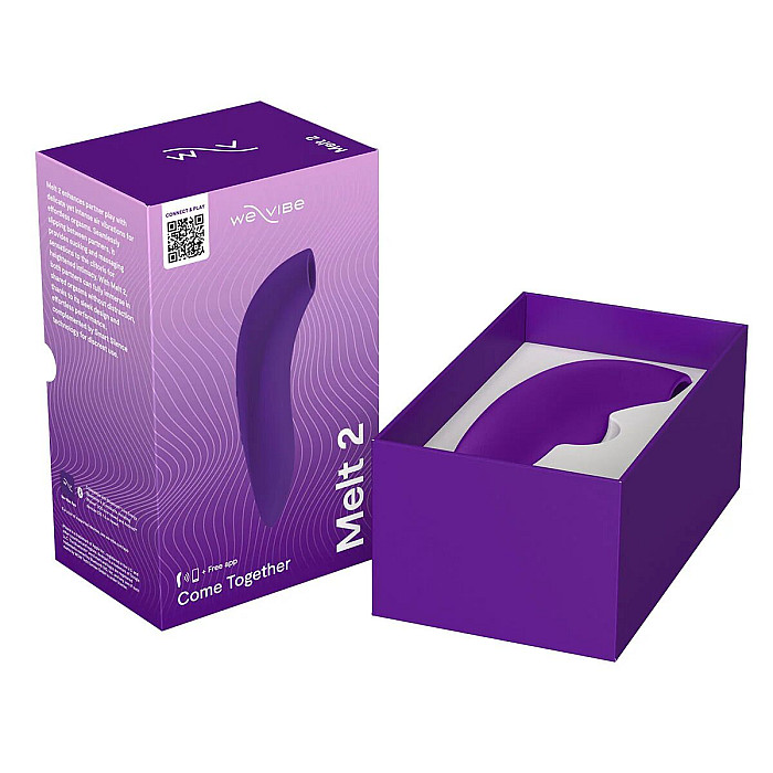 Вакуумний смарт-стимулятор для пар We-Vibe Melt 2 Purple