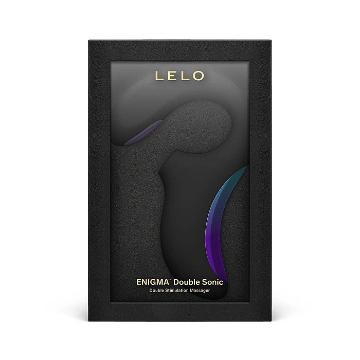Кліторально-вагінальний звуковий стимулятор LELO Enigma Double Sonic Black