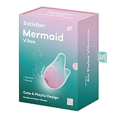 Вакуумний кліторальний стимулятор Satisfyer Mermaid Vibes Mint/Pink