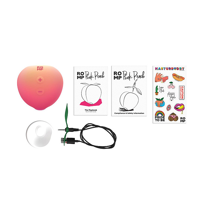 Вакуумний кліторальний стимулятор Romp Pink Peach