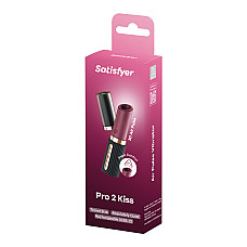 Вакуумний стимулятор Satisfyer Pro 2 Kiss, магнітна технологія 3D Air Pulse, 30 режимів, кришечка