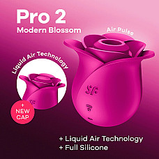 Вакуумный клиторальный стимулятор Satisfyer Pro 2 Modern Blossom, технология Liquid Air