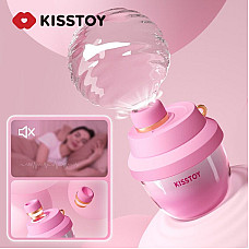 Вакуумный стимулятор-брелок KISSTOY Kiss Pods, 5 уровней интенсивности + Turbo-режим, 2 насадки