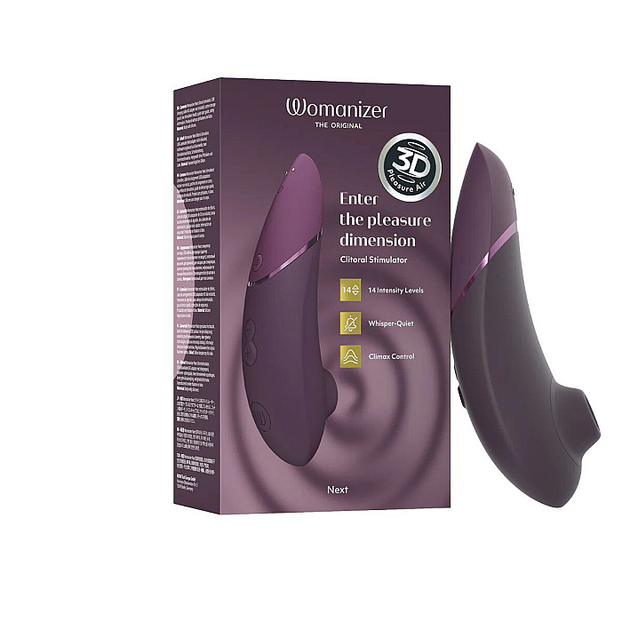 Вакуумний кліторальний стимулятор Womanizer Next Dark Purple